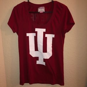 VS Pink IU Hoosiers Scoop Neck